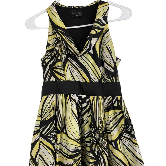 Max & Cleo Womens Sleeveless Silk Dress Size 2 Floral Pattern FDD10477 - Picture 8 of 9